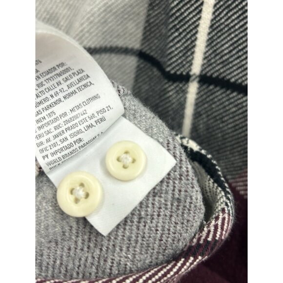 American Eagle Mens flannel Shacket Large Tall LT Plaid Grunge Lumberjack Thick - Picture 5 of 6